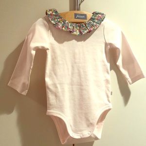 Liberty collar bodysuit 6m